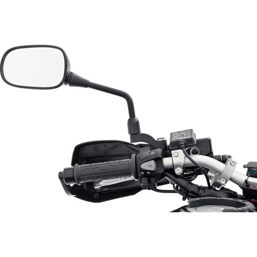 Extensions de rétroviseur de moto Berni`s extensions de miroir guidon BK02 M10x1,25 R/L noir
