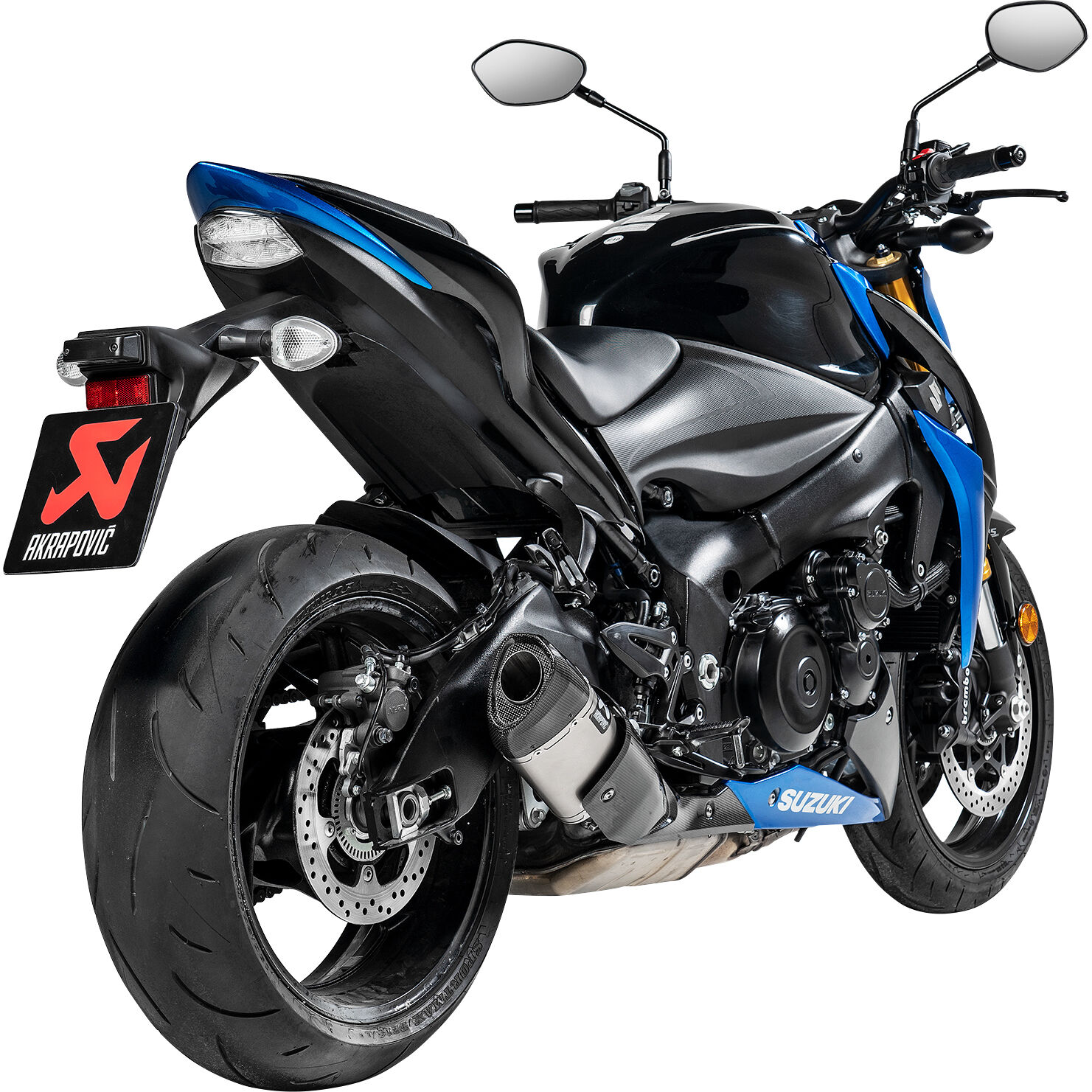 Buy Akrapovic exhaust Slip-On titan for Suzuki GSX-S 1000 /F/S