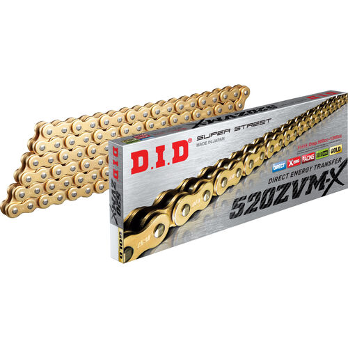 Motorcycle Chain Kits D.I.D. Supersprox chainkit Stealth 520ZVM-X(G&B) Niet X gold for Panigale V2 Green