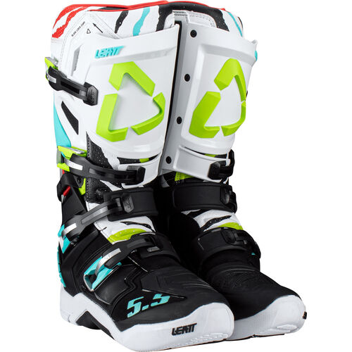 Hommes Chaussures et bottes de moto Motocross Leatt Bottes cross 5.5 FlexLock 23 Multicolore