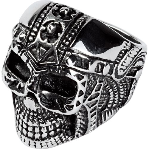 Gift Ideas Spirit Motors Stainless steel ring with skull 1.0 silver 21 mm