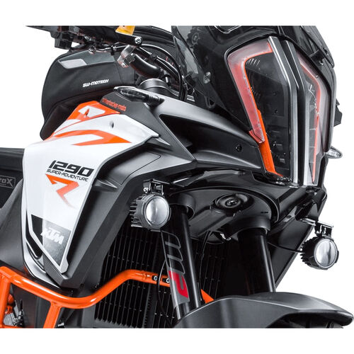 Phares & supports de phare de moto SW-MOTECH Hawk projecteur cadre support set pour KTM 1290 Adventure S/ Noir