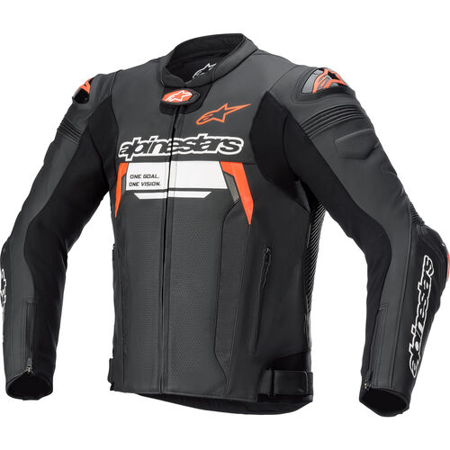 Motorcycle Leather Jackets Alpinestars Missile V2 Ignition leather combijacket