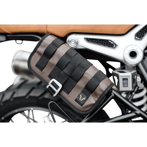 Sacs de selle & sacs rouleaux pour moto SW-MOTECH Tool Bag Legend Gear LA5 rouleau d'outils/sac de hanche  bru Vert