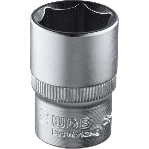 Tournevis & douilles à embout WGB 12,5mm (1/2") insert de clé à douille hexagonale SW27  36x42 Rouge