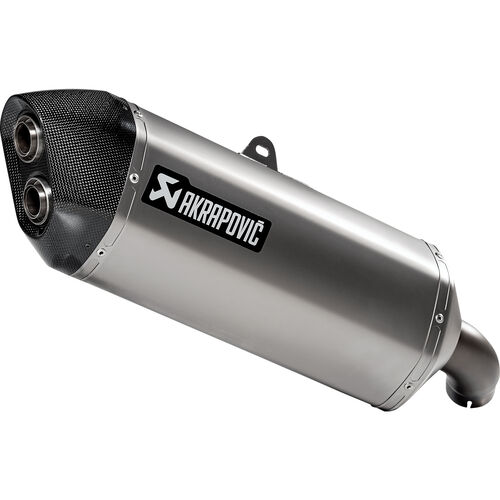 Motorrad Auspuffanlagen & Endschalldämpfer Akrapovic Auspuff Slip-On Titan für Suzuki DL 1050 V-Strom /XT