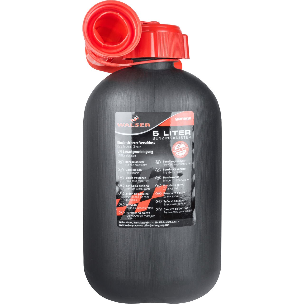 Petrol canister 5 liters with safety closure, 3H1