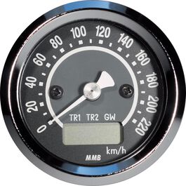 Instruments & montres MMB Target vitesse électronique 48mm -260 Km/h chrome