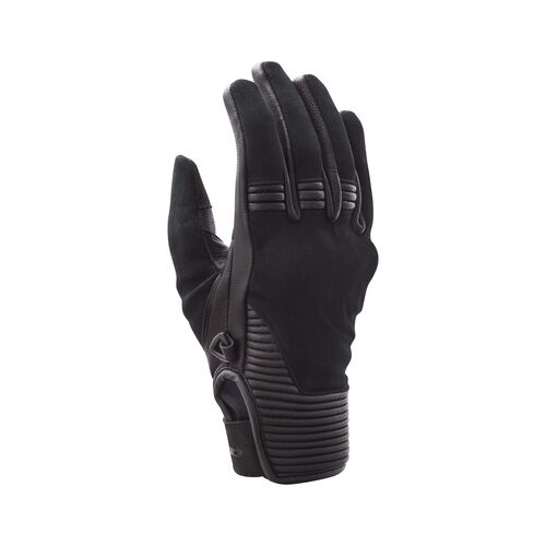 Women Motorcycle Gloves Chopper & Cruiser Road Denim Ladies Leather Glove Black
