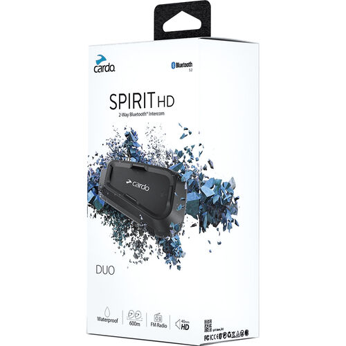 Système de communication pour casque Cardo Spirit HD Duo Neutre