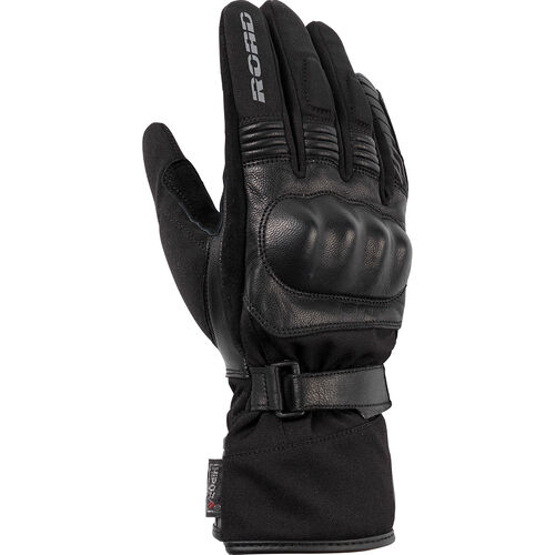 Women Motorcycle Gloves Tourer Road Tour Ladies Leather/Textile Glove 3.0 Black