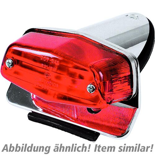 Motorcycle Headlights & Lamp Holders Shin Yo replacement part 251-124 glass red for taillight Lucas small Neutral