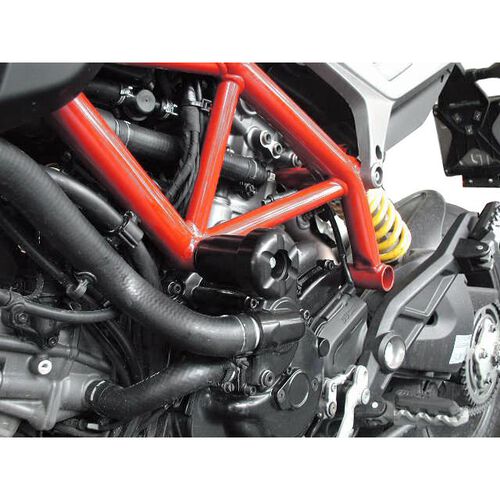 Crash-pads & pare-carters pour moto B&G tampons de protection Racing alu noir Hypermotard/-strada