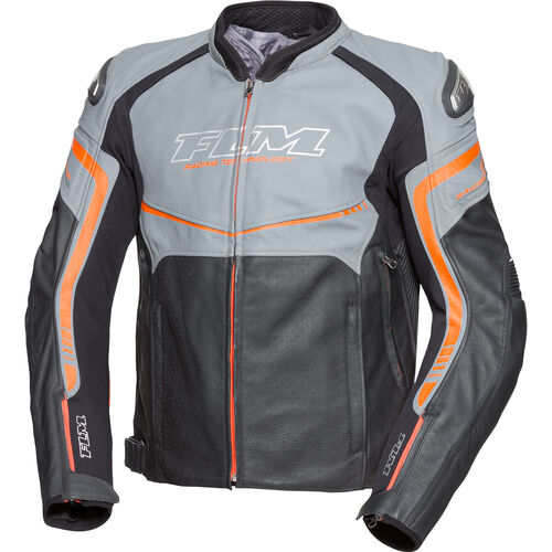 Motorrad Lederjacken FLM Laguna Seca Lederkombijacke Orange