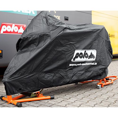 Motorcycle Covers POLO Outdoor cover tarpaulin black size L = 280/152/100cm Neutral