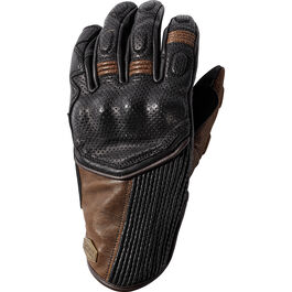 Motorradhandschuhe Chopper & Cruiser Spirit Motors Retro-Style Lederhandschuh 2.0 kurz Braun