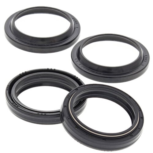 All-Balls Racing Fork oil seals with dust caps 56-130 41x53x8/10.5 mm Black