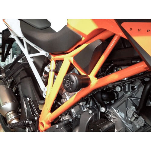 Motorcycle Crash Pads & Bars B&G crashpads Racing polyamid black for KTM Super Duke 1290 R/GT