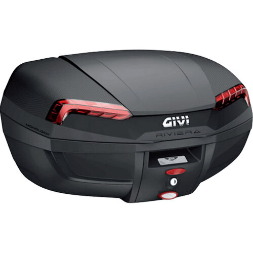 Topcase Givi Monolock® Topcase Riviera 46 litres E46N noir/rouge Neutre