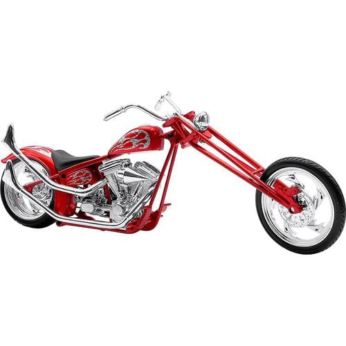 Motorcycle Models New Ray Model motor bike red Brown