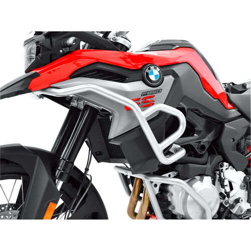 Crash-pads & pare-carters pour moto Zieger barre de sécurité au-dessus argent pour BMW F 750/850 GS
