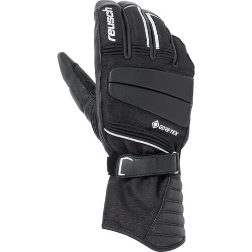 Motorcycle Gloves Tourer Reusch Outrider Gore-Tex Leather/Textile glove long Black