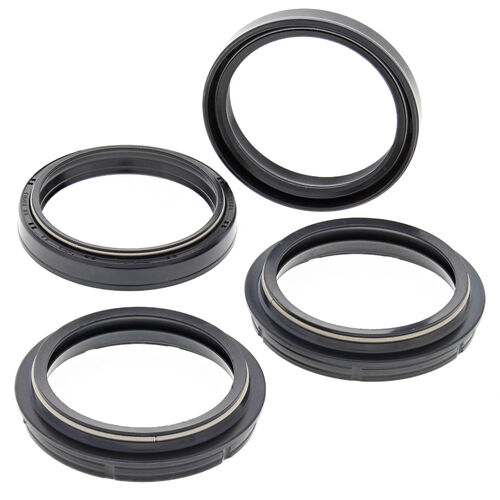 Suspension Elements Others All-Balls Racing Fork oil seals with dust caps 56-147 48x58x8.5/10.25 mm   Black