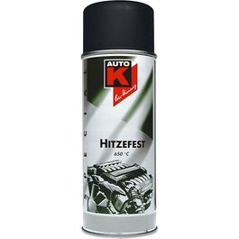 Motorrad Farben & Lacke AutoK Auspufflack Spray bis 650 °C schwarz 400 ml Neutral