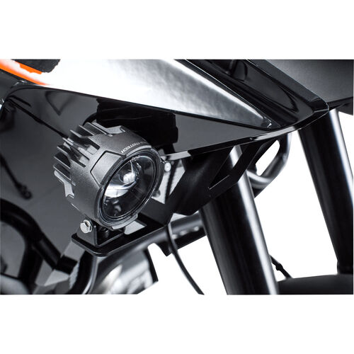 Phares & supports de phare de moto SW-MOTECH Hawk projecteur cadre support set pour KTM 1050/1090/1190 Ad Noir