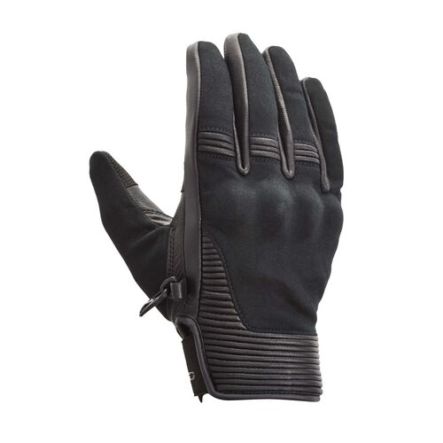 Motorcycle Gloves Chopper & Cruiser Road Denim Leather Glove Black