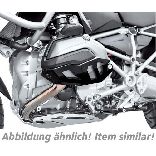 Motorrad Sturzpads & -bügel Zieger Zylinderschutz Alu schwarz für BMW R nineT, R 1200 AC 2010- Grau