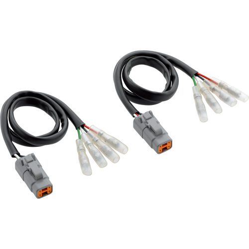 Système électrique, autre Rizoma adaptateur câble clignotant/OEM connecteur EE100H Harley Rouge