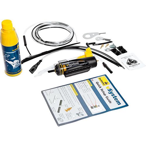Sprays pour chaîne & systèmes de lubrification Scottoiler vSystem set, vacuum chaîne graisseur Noir