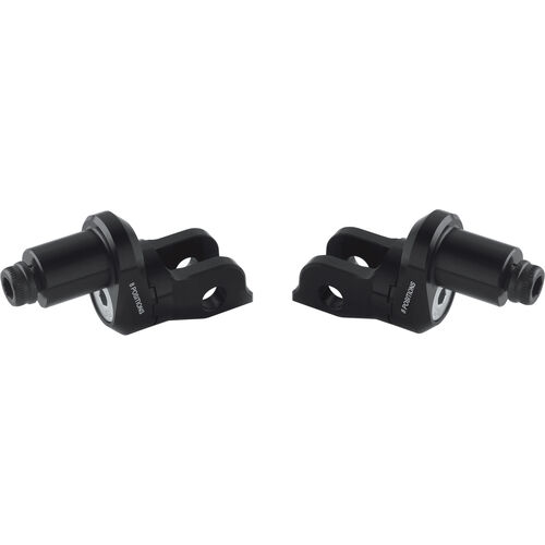 Cale-pieds & pédale de moto Rizoma articulations de repose-pieds Ø18mm réglables PE810B noir po Bleu