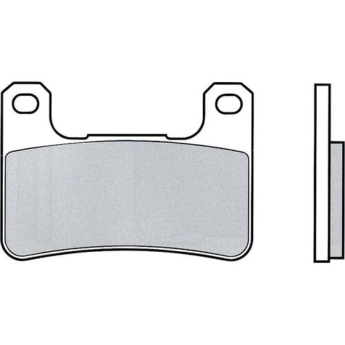 Motorrad Bremsbeläge Brembo Bremsbeläge Sintermetall 07SU27.SA  71,1x49,6x8mm