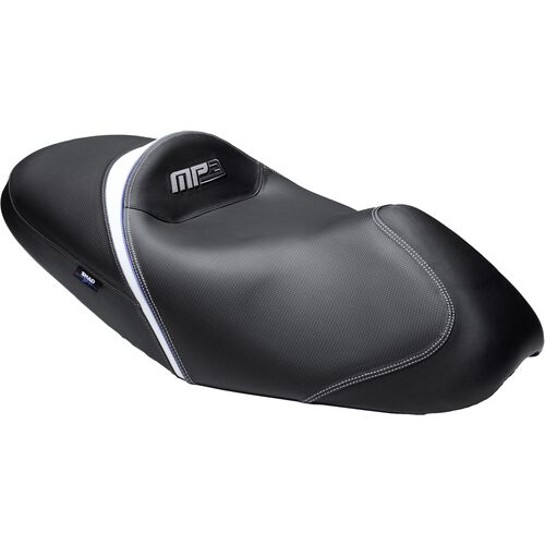 Sièges & housses de siège pour moto Shad confort banc pour Piaggio MP3 noir/blanc Gris