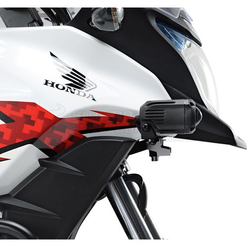 Phares & supports de phare de moto SW-MOTECH Hawk projecteur cadre support set pour Honda CB 500 X 2013-2 Noir