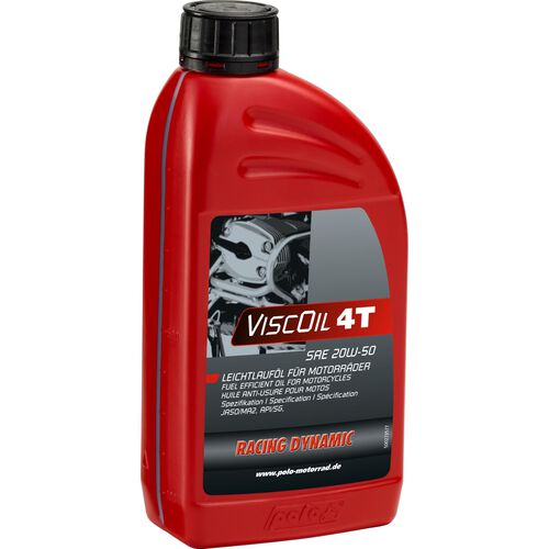 Motorcycle Engine Oil Racing Dynamic engine oil Viscoil 4T SAE 20W-50 mineral 1000 ml Neutral