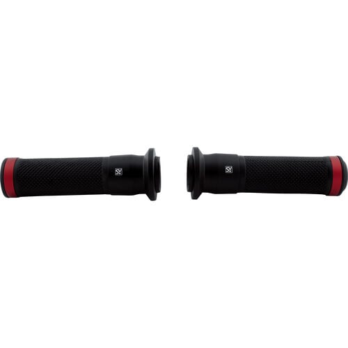 Handlebars, Handlebar Caps & Weights, Hand Protectors & Grips Shin Yo handle pair MARANO for 22 mm handlebar black/red