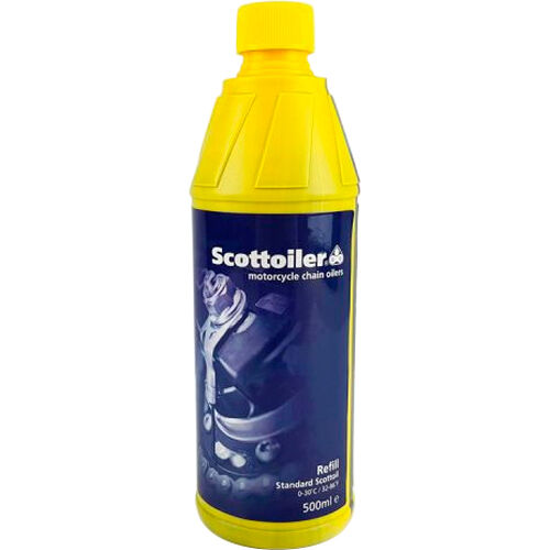 Sprays pour chaîne & systèmes de lubrification Scottoiler Scottoil huile de chaîne bleu 0-30°C 500ml Noir