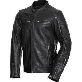 Motorrad Lederjacken John Doe Storm Lederjacke Schwarz