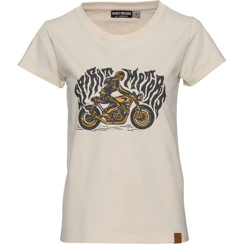T-Shirts Spirit Motors Racing Ruby Damen T-Shirt creme weiß S