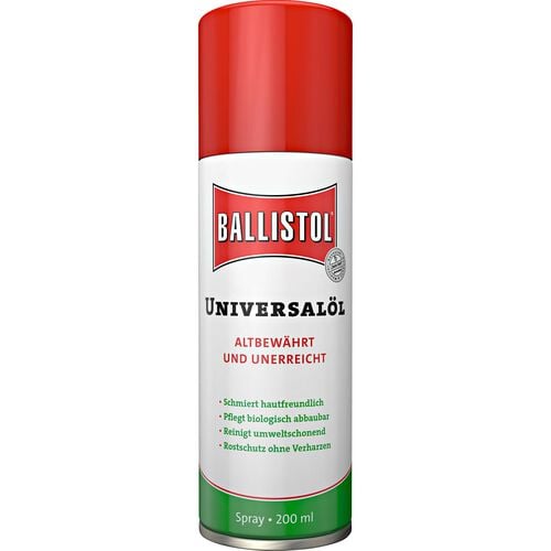 Motorrad Fett- & Schmiermittel Ballistol Universalöl Spray 200 ml Schwarz