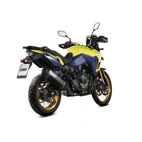 Motorrad Auspuffanlagen & Endschalldämpfer MIVV Auspuff Speed Edge schwarz für Suzuki DL 800 V-Strom /DE