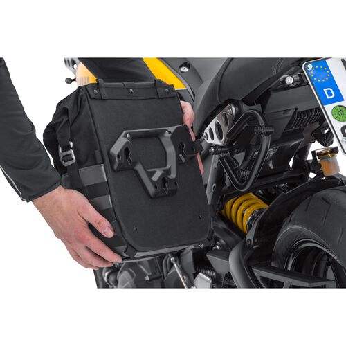 Supports latéraux & supports de sacoches SW-MOTECH poches latérales porte SLC gauche pour Yamaha XSR 900 2016-2 Orange