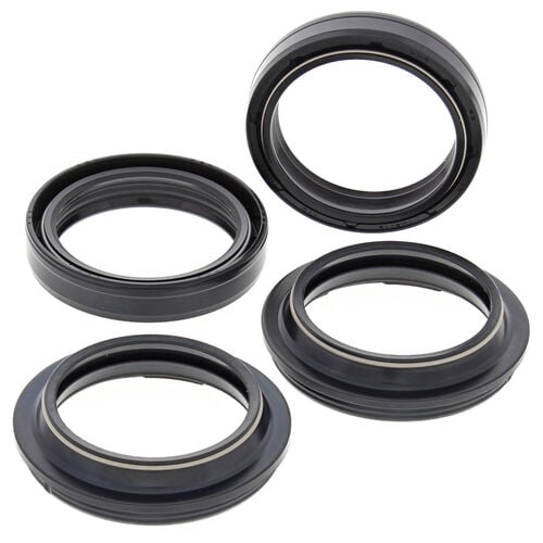 All-Balls Racing Fork oil seals with dust caps 56-135 43x55x10.5 mm   Noir