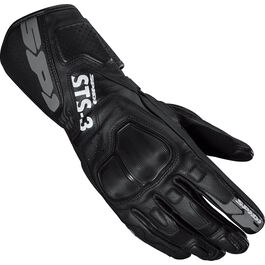 Motorradhandschuhe Sport SPIDI STS-3 Damen Lederhandschuh Schwarz