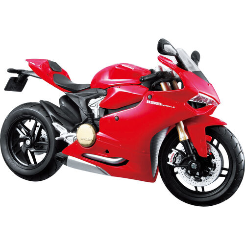 Motorradmodelle Maisto 1:12 Ducati 1199 Panigale auf Sockel Grau