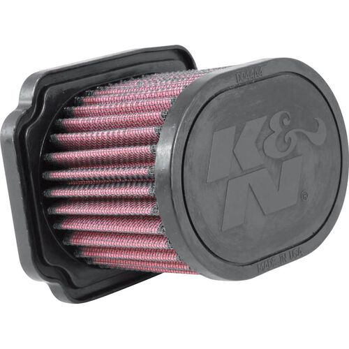 Motorrad Luftfilter K&N Tauschluftfilter YA-6814 für Yamaha MT-07/Tracer/XSR 700 Rot