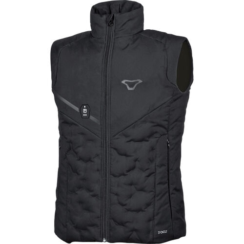 Motorrad Thermobekleidung Macna Cloud Bodywarmer Heated Weste Schwarz